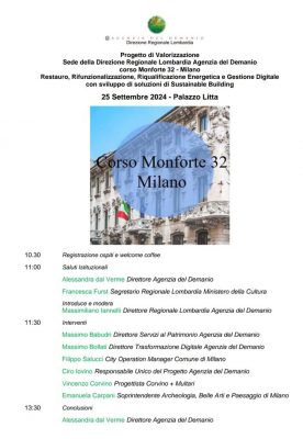 Agenzia del Demanio, Sede della Direzione Regionale Lombardia: Restauro, Rifunzionalizzazione, Riqualificazione Energetica e Gestione Digitale / Sustainable Building