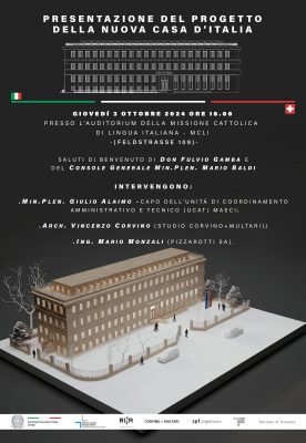 PRESENTAZIONE DEL PROGETTO DELLA NUOVA CASA D’ITALIA A ZURIGO