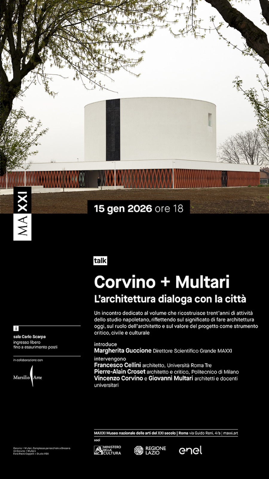 Talk – Corvino + Multari – L’architettura dialoga con la città