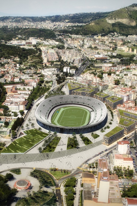 Corvino +  Multari - Arena a Ponticelli e restauro dello stadio San Paolo
