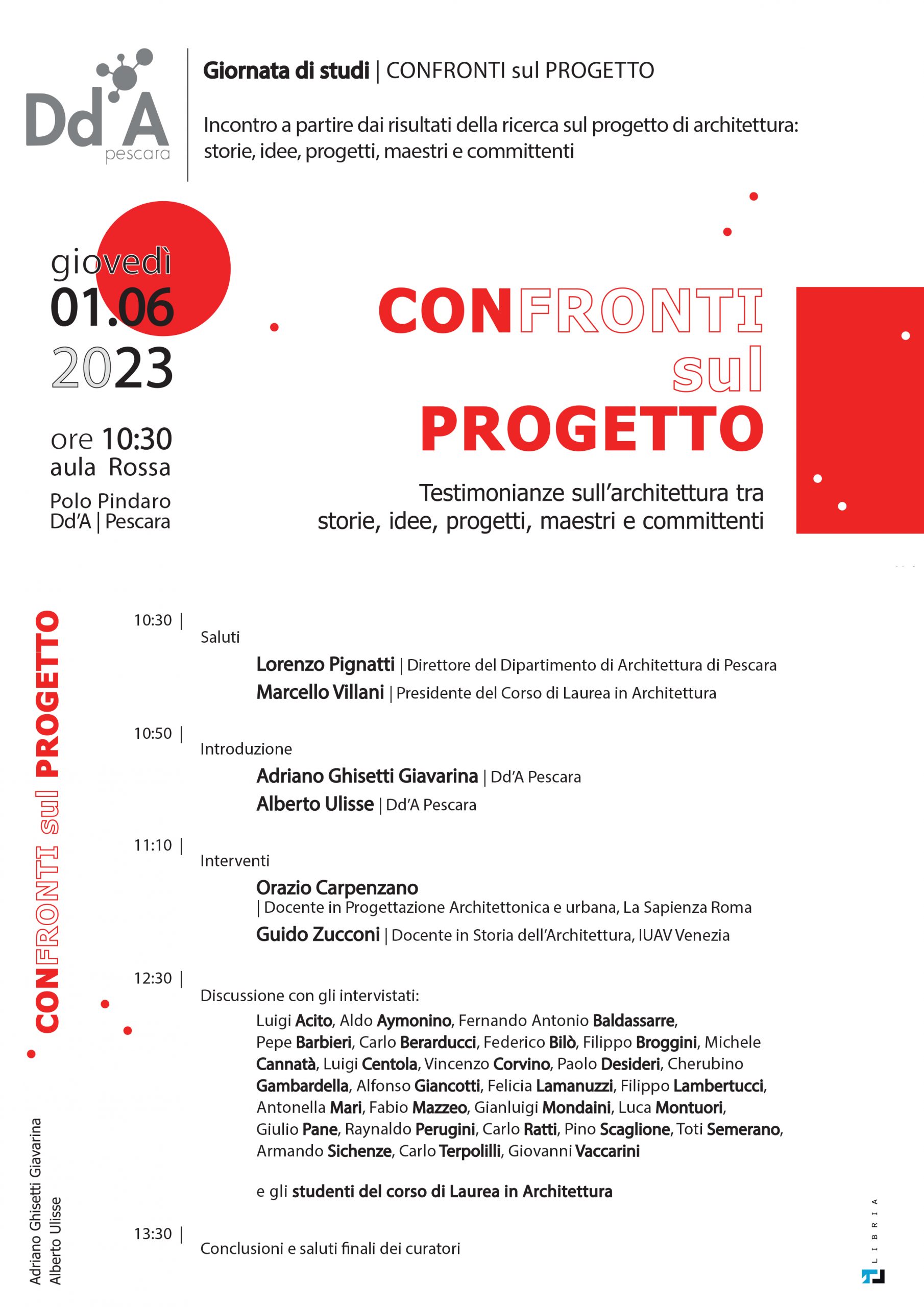 Confronti sul Progetto – Giornata di Studi